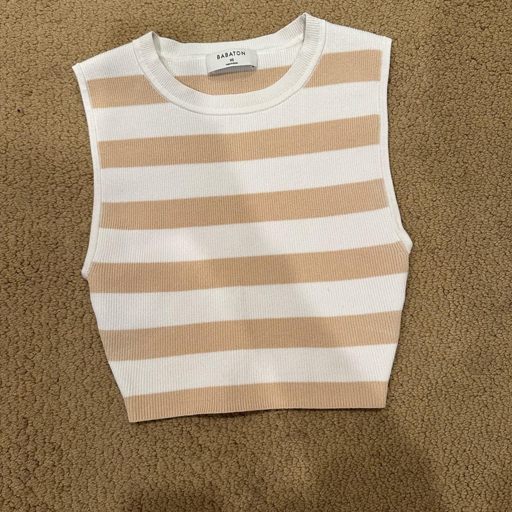 Aritzia babaton xs striped tank